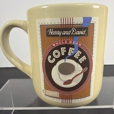 Vintage 2005 Harry And David Whole Bean Coffee Mug Cup Collectible Quality Gift picture