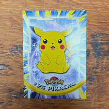 Topps Pokémon TV Animation Edition Pikachu #25 Hologram Non-Sport Card 1999 picture