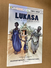 LUKASA History of Africa & Dispora EQUIANO/VASSA Civics for all Comic Group picture