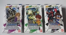 3x Digimon Card Game Starter Set Green Black Violet New Sealed picture