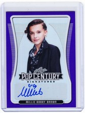 Millie Bobby Brown 2020 Leaf Pop Century Auto Card /20 Eleven Stranger Things picture