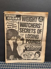 1978 Jan 28th Midnight Globe Newspaper, UFO Caught Govt Has Alien Craft (VRN10J) picture