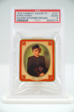 Vintage 1936 KARIN HARDT Garbaty Tobacco Card #121 PSA 2 picture