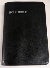 Vintage Cambridge Cameo KJV Holy Bible India Paper Refs No dedication READ picture