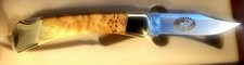 Buck Custom Birdseye Maple 110 in Wood/Glass Display case. picture