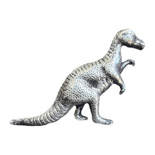 .999 Fine Silver dinosaur figurine 3.56  Troy Oz picture