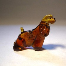 Glass Dog Cocker Spaniel Figurine picture