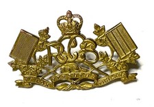 WWI Canadian Signal Corps CSC Cap Collar Badge 1908 Pattern Velox Versutus picture