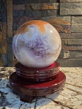5.7 lbs Superb Quality Natural amethyst Crystal Sphere Reiki Healing picture
