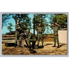 Vintage Fort Jackson Mortar Practice Military Postcard by Ernest Ferguson picture