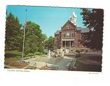 City Hall Tell City IN Vintage postcard unposted picture