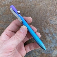 Tactile Turn x Lynch NW Titanium Bolt Action Pen Short 5.1” - Northern Lights picture