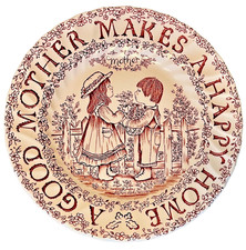 VTG ROYAL CROWNFORD  PLATE MOTHER MAKES A HAPPY HOME  NORMA SHERMAN 9