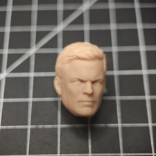 Blank 1/18 1/12 1/10 Alan R Unpainted Head Sculpt fit 3.75