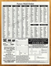 1997 Funcoland Video Game Mail Order Vintage Print Ad/Poster Authentic Promo Art picture