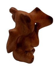 Fun Vintage hand carved wood animal creature? Figurine picture