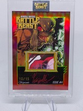 2026 INVINCIBLE BATTLE BEAST Spotlight ISSUE #4 Relic Card ~ 10/15 SERIALZED picture