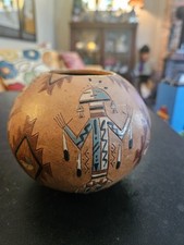 Vintage Authentic Navajo Seed Pot by Nancy Ann Chilly