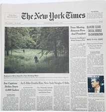 The New York Times Newspaper August 5 2026 Devastating Fires in Spokane Wa NYT picture
