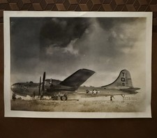 Original WWII B-29 Superfortress Bomber Photo USAAF Tail T 05 Vintage Military picture