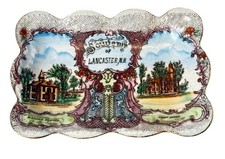 LANCASTER NH NEW HAMPSHIRE Souvenir  Porcelain TRINKET Dish Change Plate picture