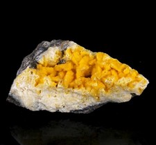Lemon-yellow Cadmian Smithsonite ps Dolomite, Monte Cristo Mine, Arkansas, USA picture
