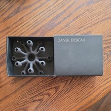 VTG MCM DANSK Cast Iron Spider Candle Holder Denmark with Box picture