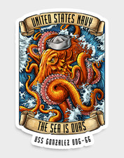 USS Gonzalez DDG-66 US Navy The Sea Is Ours Veteran 5