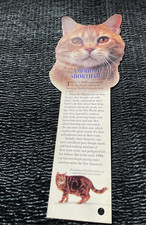 American Shorthair Cat Themed Bookmark Cat Book Lovers Facts Photos Domestic 10