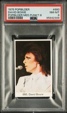 DAVID BOWIE 1975 Popbilder Med Punkt III #660 PSA 8 POP 3, NONE HIGHER picture