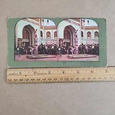 Vintage Stereoview Oriental Acrobats Asia on the Pike Antique Card picture