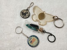Lot of 4 Key Chains 2 Vintage picture
