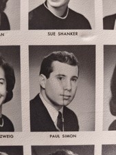 Queens College  University of New York yearbook 1963 Paul Simon Picture Inside picture