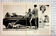 Vintage Magazine Article: Mother Is A Teen-Age Model Cynthia 1970s picture