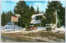 Vintage Kelly's Kitchen Sonora Pass CA Hwy 108 Winter Scene Chrome Postcard picture