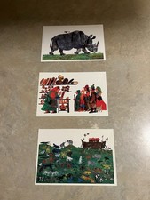 3 New 1996 Eric Carle Unused Postcards picture