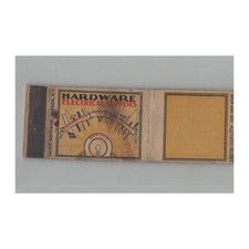 1920s Union Quality Matchbook Cover Hardware Electrical Supplies picture