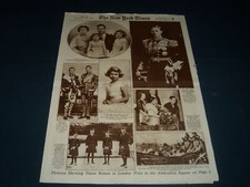 1936 DECEMBER 13 NEW YORK TIMES PICTURE SECTION - ROYAL FAMILY - PHOTOS- NT 7348 picture