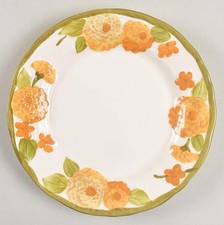 Metlox - Poppytrail - Vernon Sculptured Zinnia Salad Plate 358019 picture