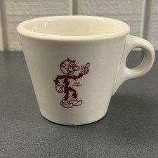 Vintage 1950s Reddy Kilowatt Restaurant Ware Coffee Cup Syracuse China USA 🔥 picture