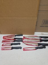 9 PIECE DIAMOND CUT  KNIFE SET New (Read Description.) picture