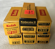6 ROLLS KODAK FILM FOUR - CX 620 1 COLOR PRINTS KODACOLOR 110  1 VP620 picture