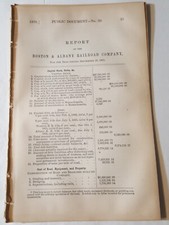 1875 train accident report BOSTON & ALBANY RAILROAD Coltsville Back Bay Massachu picture