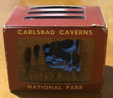 Carlsbad Caverns N.M. National Park Mid-Century Souvenir 3D Mini Scene Vtg picture