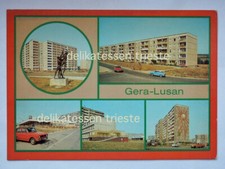 GERA LUSAN Thuringen Germany AK old postcard picture