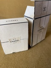 VTG 1950’s Chanel No 5 1oz PM No 201 SEALED Inner Box France Pinstripe & Dot picture