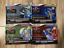 Pop Art Batman The Animated Series Animation Cel Series 1 - Set of 4 Sealed picture