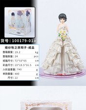 Makinohara Shoko Wedding Dress  Figure Model Statue Ornament Anime Gift Toy Pvc picture