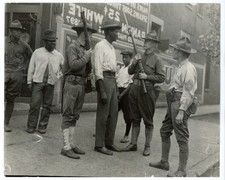1919 orig. Chicago Race Riot Jun Fujita original photograph Illinois Nat. Guard picture