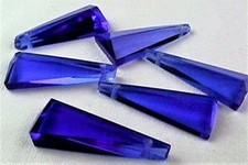 THE MOST GORGEOUS COBALT CHANDELIER CRYSTALS C-29 picture